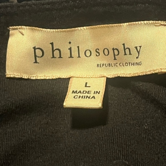 Philosophy Lined Pokadot Skirt Sz Large - Picture 5 of 6